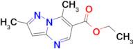 ethyl 2,7-dimethylpyrazolo[1,5-a]pyrimidine-6-carboxylate