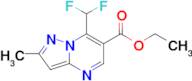 ethyl 7-(difluoromethyl)-2-methylpyrazolo[1,5-a]pyrimidine-6-carboxylate