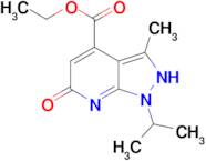 ethyl 1-isopropyl-3-methyl-6-oxo-6,7-dihydro-1H-pyrazolo[3,4-b]pyridine-4-carboxylate