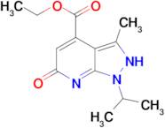 Ethyl 1-isopropyl-3-methyl-6-oxo-6,7-dihydro-1H-pyrazolo[3,4-b]pyridine-4-carboxylate