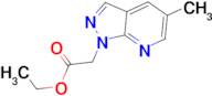 ethyl (5-methyl-1H-pyrazolo[3,4-b]pyridin-1-yl)acetate