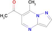 1-(7-methylpyrazolo[1,5-a]pyrimidin-6-yl)ethanone