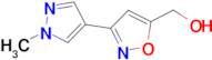 [3-(1-methyl-1H-pyrazol-4-yl)isoxazol-5-yl]methanol