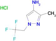 3-methyl-1-(2,2,2-trifluoroethyl)-1H-pyrazol-4-amine hydrochloride