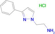 [2-(3-phenyl-1H-pyrazol-1-yl)ethyl]amine hydrochloride