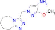 3-methoxy-1-(6,7,8,9-tetrahydro-5H-[1,2,4]triazolo[4,3-a]azepin-3-ylmethyl)-1H-pyrazol-4-amine