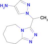 1-[1-(6,7,8,9-tetrahydro-5H-[1,2,4]triazolo[4,3-a]azepin-3-yl)ethyl]-1H-pyrazol-4-amine