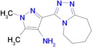 1,5-dimethyl-3-(6,7,8,9-tetrahydro-5H-[1,2,4]triazolo[4,3-a]azepin-3-yl)-1H-pyrazol-4-amine