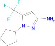 1-cyclopentyl-5-(trifluoromethyl)-1H-pyrazol-3-amine