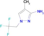 4-methyl-1-(2,2,2-trifluoroethyl)-1H-pyrazol-3-amine