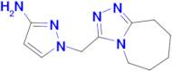 1-(6,7,8,9-tetrahydro-5H-[1,2,4]triazolo[4,3-a]azepin-3-ylmethyl)-1H-pyrazol-3-amine