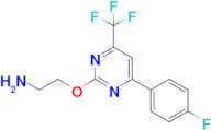 (2-{[4-(4-fluorophenyl)-6-(trifluoromethyl)pyrimidin-2-yl]oxy}ethyl)amine