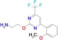 (2-{[4-(2-methoxyphenyl)-6-(trifluoromethyl)pyrimidin-2-yl]oxy}ethyl)amine