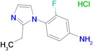 4-(2-ethyl-1H-imidazol-1-yl)-3-fluoroaniline