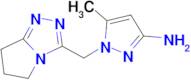 1-(6,7-dihydro-5H-pyrrolo[2,1-c][1,2,4]triazol-3-ylmethyl)-5-methyl-1H-pyrazol-3-amine