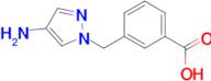 3-[(4-Amino-1H-pyrazol-1-yl)methyl]benzoic acid