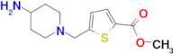 methyl 5-[(4-aminopiperidin-1-yl)methyl]thiophene-2-carboxylate