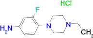 4-(4-ethylpiperazin-1-yl)-3-fluoroaniline