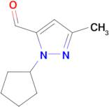 1-cyclopentyl-3-methyl-1H-pyrazole-5-carbaldehyde