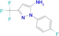 1-(4-fluorophenyl)-3-(trifluoromethyl)-1H-pyrazol-5-amine