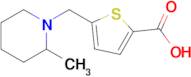 5-[(2-methylpiperidin-1-yl)methyl]thiophene-2-carboxylic acid