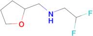 N-(2,2-difluoroethyl)-N-(tetrahydrofuran-2-ylmethyl)amine