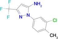 1-(3-chloro-4-methylphenyl)-3-(trifluoromethyl)-1H-pyrazol-5-amine