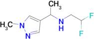 N-(2,2-difluoroethyl)-N-[1-(1-methyl-1H-pyrazol-4-yl)ethyl]amine