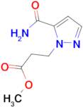 methyl 3-[5-(aminocarbonyl)-1H-pyrazol-1-yl]propanoate