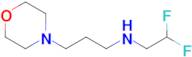 N-(2,2-difluoroethyl)-N-(3-morpholin-4-ylpropyl)amine