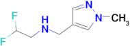 N-(2,2-difluoroethyl)-N-[(1-methyl-1H-pyrazol-4-yl)methyl]amine