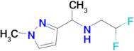 N-(2,2-difluoroethyl)-N-[1-(1-methyl-1H-pyrazol-3-yl)ethyl]amine