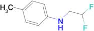 N-(2,2-difluoroethyl)-N-(4-methylphenyl)amine