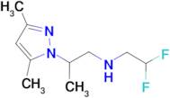 N-(2,2-difluoroethyl)-N-[2-(3,5-dimethyl-1H-pyrazol-1-yl)propyl]amine