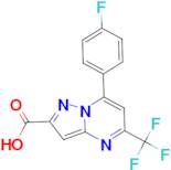 7-(4-fluorophenyl)-5-(trifluoromethyl)pyrazolo[1,5-a]pyrimidine-2-carboxylic acid
