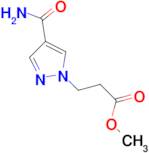 methyl 3-[4-(aminocarbonyl)-1H-pyrazol-1-yl]propanoate