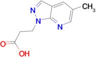 3-(5-methyl-1H-pyrazolo[3,4-b]pyridin-1-yl)propanoic acid