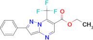 ethyl 2-phenyl-7-(trifluoromethyl)pyrazolo[1,5-a]pyrimidine-6-carboxylate