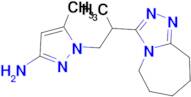 5-methyl-1-[2-(6,7,8,9-tetrahydro-5H-[1,2,4]triazolo[4,3-a]azepin-3-yl)propyl]-1H-pyrazol-3-amine