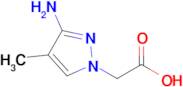 (3-amino-4-methyl-1H-pyrazol-1-yl)acetic acid