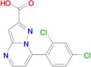 7-(2,4-dichlorophenyl)pyrazolo[1,5-a]pyrimidine-2-carboxylic acid