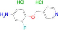3-fluoro-4-(pyridin-4-ylmethoxy)aniline