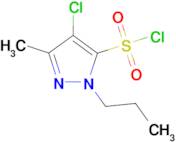 4-chloro-3-methyl-1-propyl-1H-pyrazole-5-sulfonyl chloride