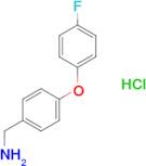 1-[4-(4-fluorophenoxy)phenyl]methanamine hydrochloride