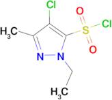 4-chloro-1-ethyl-3-methyl-1H-pyrazole-5-sulfonyl chloride