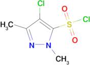 4-chloro-1,3-dimethyl-1H-pyrazole-5-sulfonyl chloride