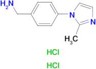 1-[4-(2-methyl-1H-imidazol-1-yl)phenyl]methanamine