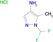 1-(difluoromethyl)-5-methyl-1H-pyrazol-4-amine hydrochloride