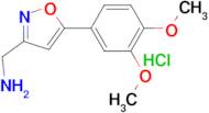 [5-(3,4-dimethoxyphenyl)isoxazol-3-yl]methylamine hydrochloride