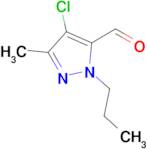 4-chloro-3-methyl-1-propyl-1H-pyrazole-5-carbaldehyde